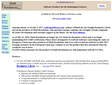 Tablet Screenshot of mathresolutions.com
